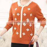 High Quality Woolen Sweater Designs for Ladies,wholesale Sweater as Knitting Sweater for Ladies thumbnail-1