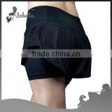 Womandouble Layers Jump Short Jogging Pants High Waist Yoga Pants thumbnail-1