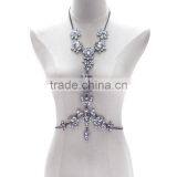 Full Luxury Crystal Gems Fashion Body Chain Jewelry for Women thumbnail-3