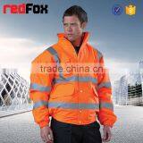 Wholesale Safety Reflective Bomber Jacket thumbnail-3