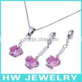 Hot Sales Red Jewelry Set 925 Sterling Silver thumbnail-1