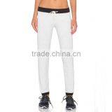 Plain White Bodybuilding Slim Fit Joggers Formal Trousers for Women thumbnail-1