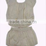 Round Shape Short Sleeve Jhabla With Bloomer thumbnail-1