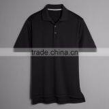 Textured 100% Polyester Company Workday Uniform Customize Brandmark Above Left Sleeve Hem Polo Open Hem Sleeves Style Mens Polo thumbnail-6