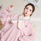 New Winter Fashion Women Scarf Faux Rabbit Fur Plush Warm Scarf Lady Solid Color Scarves thumbnail-6