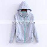 Plain Fleece Zipper Up Casual Hoodie Jacket For Men thumbnail-1