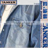 Fashionable Washed Mens Denim Shirt thumbnail-4