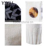 Custom Cardigan Winter Men Stand Collar Jacquard Pattern Knit Christmas Sweater thumbnail-6