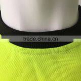 100% Polyester Pique Fabric hi Vis Short Sleeve Custom Safety T-shirt thumbnail-4