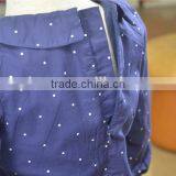 White Polka Dot Fashion One Piece Girls Party Dresses With Zip Closure at Back thumbnail-5