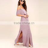 Fashion Chiffon Women Clothing Wholesale Sleeveless v Neck Long Summer Beach Maxi Dress thumbnail-2