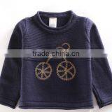 Bicycle Baby Boy Sweater Design Pullover Children Sweater thumbnail-1