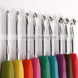 New Design Knitting Needle Crochet Hook Soft TPR Handle Crochet Hook Needles thumbnail-3