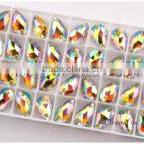 CitrineAB Color Drop Crystal Sew on Rhinestone Beads thumbnail-4