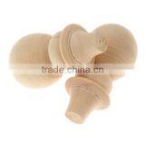 Plain Blank DIY Wooden Snowman Peg Dolls Wedding Party Cake Toppers Favour Craft Decoration thumbnail-2