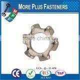Made in Taiwan Bright Zinc Plated External Tooth Lock Washer thumbnail-1