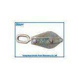 Hoisting Tackle Seat Hook Stringing Block With Galvanized Steel Frame 10kN