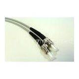 Tight Buffer OM2 ST Fiber Optic Patch Cord DX With Low Insertion Loss