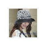 Charm Dressy Church Hats With Leopard Round Crown , Kentucky Derby Church Hats thumbnail-1