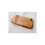 Customized Cherry Wood Cover For Apple Iphone 4/4S,Anti-Fingerprint