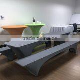 Cocktail /bar Beer Bench Spandex Stretch Table Cover and Rectangle Tablecloth thumbnail-1
