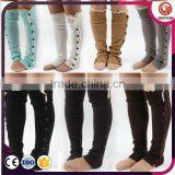 Women Knitted Jacquard Bow Boot Cuffs Toopers, Christmas Lovely Socks Short Leg Warmers thumbnail-2
