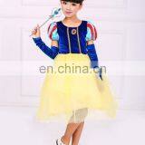 2016 Frozen Elsa Girl Party Dress , The New Children Dress Roses Frozen Elsa ANNA Dress Snow White26389 thumbnail-1