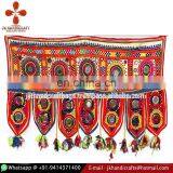 Indian Handmade Door Valance Hand Embroidered Door Tapestry