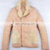 2017 Fashion Autumn&winter Sherpa Bonded pu Jacket for Men thumbnail-1