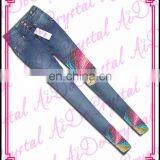 Aidocrystal New Arrival Wholesale Denim Destroyed Skinny Jeans for Women