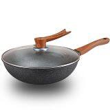 Full Screen Wok Energy Gathering Honeycomb Frying Pan Uncoated Stainless Steel Pot Wholesales Medical Stone Good for Digestion thumbnail-4