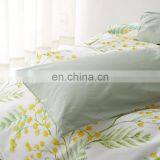 RawHouse Home Textile Plant Yellow Flower Print Cotton Bedding Set thumbnail-5