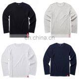Custom Blank 100 Soft Cotton Long Sleeve Casual Blank Mens Crew Neck T-shirt thumbnail-6
