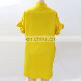 LAITE D2055 Comfortable Autumn Women Shirt Dresses Ladies Long Sleeve Casual Shirt Dresses With Button thumbnail-6