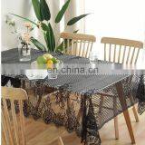 Rectangle Lace Tablecloth Christmas White Lace Wedding Table Cover Xmas Table Cloth Dinner Party Home Decor thumbnail-7