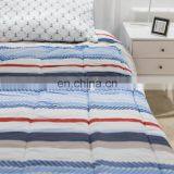 100%cotton Striped Printed Home Hotel Washed Bedding Sets thumbnail-4