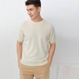 Fashion Round Neck Short Sleeve Chothing/100% Cashmere T-Shirt Sweater for Sale