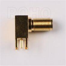 Right Angle RF Coaxial SMA Jack Female Connector for PCB Mount thumbnail-5