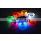 LED Luminous Button Bracelet Bracelet Edition Cheer Wrist Band (White) thumbnail-2