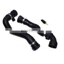 New Radiator Coolant Hose Upper +Lower For BMW E46 320 323 328 W/ Temp Sensor thumbnail-1