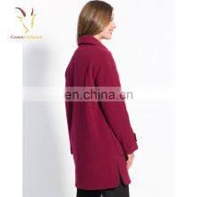 100% Cashmere Coats Ladies Winter Cashmere Coat Women thumbnail-3
