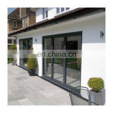 Heat Insulation Patio Aluminium Glazed Folding Doors Accordion Doors thumbnail-5