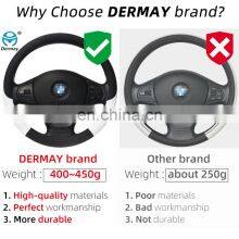 2021 New Leather Car Steering Wheel Cover Suitable for Hyundai I30 Kona I10 I35 Accessories Steering Wheel Cover thumbnail-5