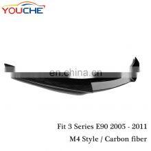 Carbon Fiber M4 Style Rear Trunk Spoiler for BMW E90 & E90 M3 Sedan 318i 320i 325i 330i 2005 - 2011 thumbnail-5