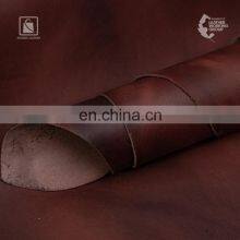 Exhibiting Highest Standard Vegetable Tanned 1.3 mm Thickness Cow Full Grain Genuine Leather thumbnail-1
