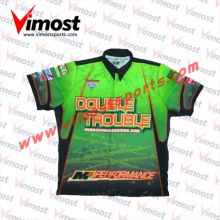 Sublimated Motor Racing Shirt Made To Order From 2022 Best Supplier.