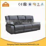 I Shaped Lounge Leather Sectional Recliner Sofa thumbnail-1