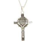 Unique Stainless Steel Latin Medieval Cross Pendant thumbnail-4
