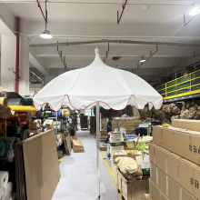 Pagoda Shape Parasol, New Parasol for Garden and Beach, Custom Edge Shape thumbnail-3