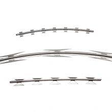 Direct Manufacturer Galvanized PVC Stainless Steel Razor Barbed Wire Plate Razor Barbed Wire thumbnail-5